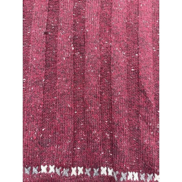 Woolrich 1/4 Zip Women’s Medium Ruby Heather Ramie Wool Blend Outdoor  M - Picture 2 of 6